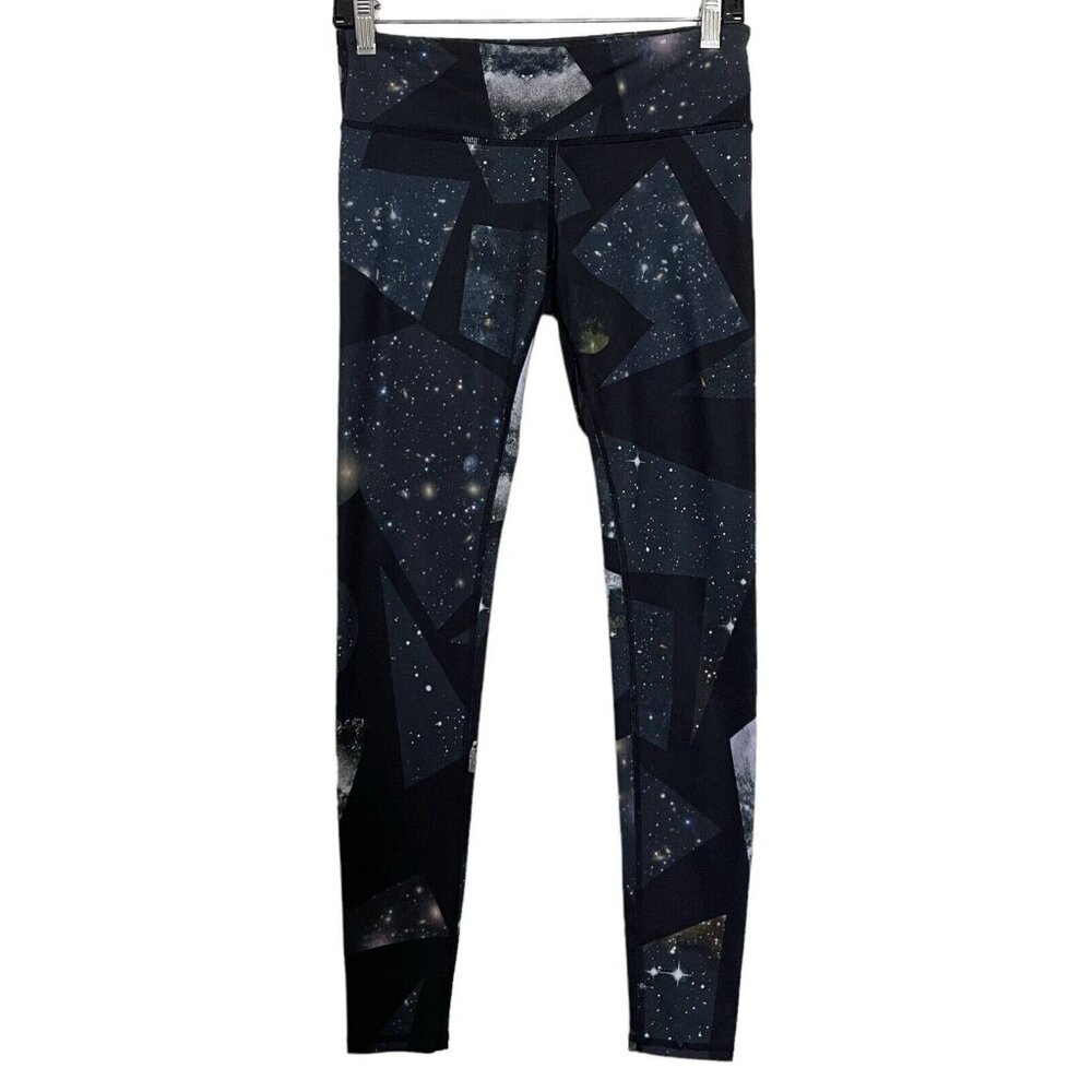 ALO Women’s‎ Leggings Size XS Airbrush Mid Rise Full Length Space Galaxy